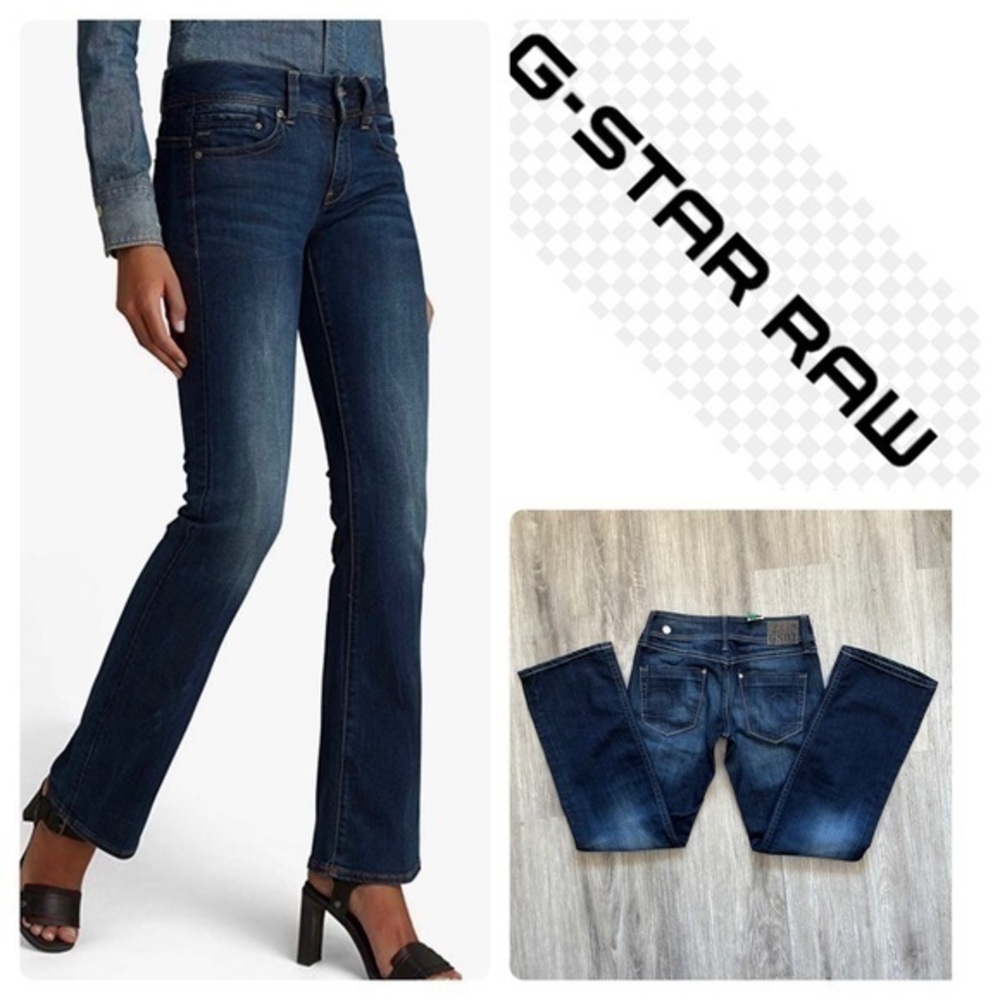 New GSTAR RAW bootcut jeans. 26x32. Stretch quality denim. New